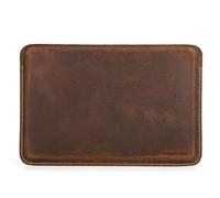 Bigcan Manga de cuero de caballo genuina loca para iPad Mini 6 (8.3 ") y iPad Mini (7.9") - Case protector delgado y minimalista,Coffee b