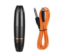 Bigcan Tatuaje giratorio profesional PEN - Máquina de tatuaje con conexión DC, motor de 6800-9000 rpm y profundidad de cartucho ajustable para artistas,Naranja