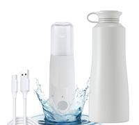 BIGCOW Bidé portátil, 3 modos de chorro y alta capacidad de 800 mAh, IPx7 impermeable y recargable, mini bidé de viaje con cubierta transparente para inodoro higiene personal, posnatal, perineal y