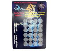 BigDeer 48 empuñaduras ultrafinas de 0,6 mm y 2 púas de guitarra con agarre. Te ayudan a sostener púas de guitarra, deja de caer tus púas de guitarra mientras tocas