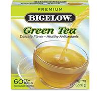 Bigelow Tea Té verde 60 unidades, mezcla premium a granel, té verde, cafeinado
