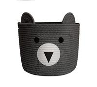 Bigepige Cesto Ropa Sucia, Cesto Juguetes Infantil, Cesta Organizadora Bebe Almacenaje Juguetes Organizador Baño Oso Gris Decoracion Habitacion