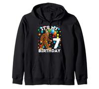 Bigfoot 7º cumpleaños Sasquatch Loving Sudadera con Capucha