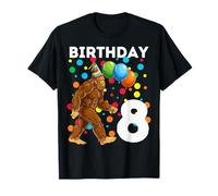 Bigfoot 8º cumpleaños Sasquatch Loving Camiseta