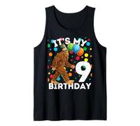 Bigfoot 9º cumpleaños Sasquatch Loving Camiseta sin Mangas