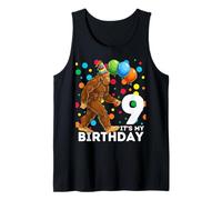 Bigfoot 9º cumpleaños Sasquatch Loving Camiseta sin Mangas