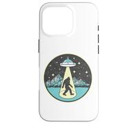 Bigfoot Abduction! Vintage Sasquatch & UFO Alien Graphic Carcasa para iPhone 16 Pro