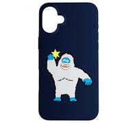 Bigfoot Abominable Snowman Sasquatch Escogiendo una Estrella Carcasa para iPhone 16 Plus