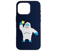 Bigfoot Abominable Snowman Sasquatch Escogiendo una Estrella Carcasa para iPhone 16 Pro