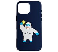 Bigfoot Abominable Snowman Sasquatch Escogiendo una Estrella Carcasa para iPhone 16 Pro MAX