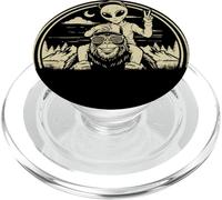 Bigfoot Alien Boy Adventure Sasquatch OVNI PopSockets PopGrip para MagSafe