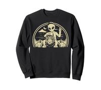 Bigfoot Alien Boy Adventure Sasquatch OVNI Sudadera