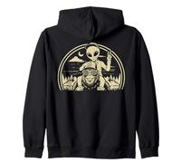 Bigfoot Alien Boy Adventure Sasquatch OVNI Sudadera con Capucha