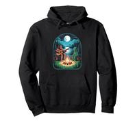 Bigfoot Alien Camping Funny Bigfoot Funny Alien Camping Fun Sudadera con Capucha
