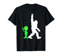 Bigfoot & Alien Conspiracy Theory Bigfoot & Alien Camiseta