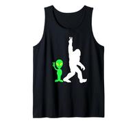 Bigfoot & Alien Conspiracy Theory Bigfoot & Alien Camiseta sin Mangas
