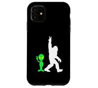 Bigfoot & Alien Conspiracy Theory Bigfoot & Alien Carcasa para iPhone 11