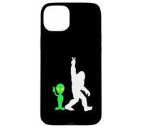 Bigfoot & Alien Conspiracy Theory Bigfoot & Alien Carcasa para iPhone 15 Plus