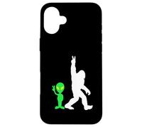 Bigfoot & Alien Conspiracy Theory Bigfoot & Alien Carcasa para iPhone 16 Plus