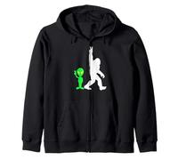Bigfoot & Alien Conspiracy Theory Bigfoot & Alien Sudadera con Capucha