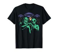 Bigfoot Alien Corazón Amor Mano Signo Divertido Sasquatch Camiseta
