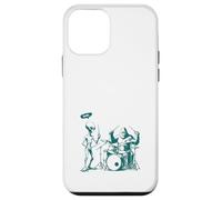 Bigfoot & Alien Drum Kit Bruh 67 Divertido Meme de Six Seven Carcasa para iPhone 12 Mini