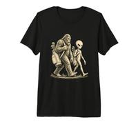 Bigfoot Alien Golf Team Divertido Golfista Paranormal Clásico Diversión Camiseta Premium