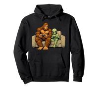 Bigfoot Alien Jugar Videojuegos Creyentes Extraterrestres Sudadera con Capucha