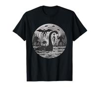 Bigfoot Alien Loch Ness Monstruo Criaturas Míticas Ovnis Camiseta