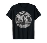 Bigfoot Alien Loch Ness Monstruo Criaturas Míticas Ovnis Camiseta