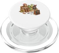 Bigfoot Alien Nessie Mothman Retro Gaming Christmas Party PopSockets PopGrip para MagSafe