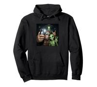 Bigfoot Alien OVNI Selfie Sasquatch Bosque Criptido Paranormal Sudadera con Capucha