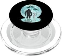 Bigfoot Alien OVNIS Nave Espacial Luna Sasquatch Creyentes Hombres PopSockets PopGrip para MagSafe