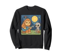 Bigfoot & Alien, para niños | Amantes de la Guitarra y Guitarra, Kawaii Sudadera