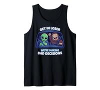 Bigfoot & Alien se meten en Perdedor, Estamos Tomando Malas Decisiones Camiseta sin Mangas