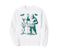 Bigfoot & Alien Sintetizador portátil 67 Funny Six Seven Meme Sudadera