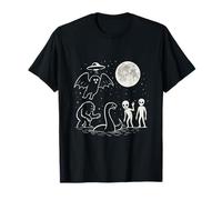 Bigfoot, Aliens, OVNI & Loch Ness Buenos días Camiseta