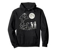 Bigfoot, Aliens, OVNI & Loch Ness Buenos días Sudadera con Capucha