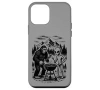 Bigfoot and Alien BBQ UFO Grill Picnic Carcasa para iPhone 12 Mini