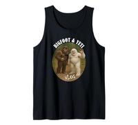 Bigfoot and Friend vlog Funny camping hiking selfie stick Camiseta sin Mangas