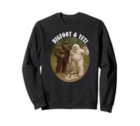 Bigfoot and Friend vlog Funny camping hiking selfie stick Sudadera