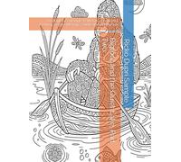 Bigfoot and the Quiet Lake, Part Two: 60 Playful Zentangle Patterns of Peaceful Fishing, Gentle Mishaps, and Lakeside Humor