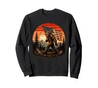 Bigfoot - Bandera de Estados Unidos, diseño patriótico del 250 Aniversario Sudadera