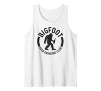 Bigfoot Beer Drinking Club Divertido Sasquatch Believer Camping Camiseta sin Mangas