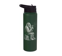 Bigfoot Blowing Deseos, Amante de la Naturaleza, Diente de León Stainless Steel Insulated Water Bottle