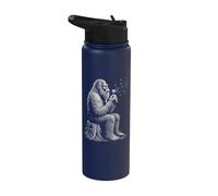 Bigfoot Blowing Deseos, Amante de la Naturaleza, Diente de León Stainless Steel Insulated Water Bottle