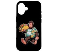 Bigfoot Carrying Taco - Funny Cinco de Mayo Sasquatch tee Carcasa para iPhone 16