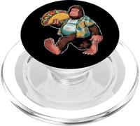 Bigfoot Carrying Taco - Funny Cinco de Mayo Sasquatch tee PopSockets PopGrip para MagSafe