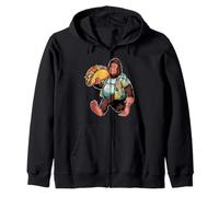 Bigfoot Carrying Taco - Funny Cinco de Mayo Sasquatch tee Sudadera con Capucha