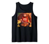 Bigfoot Cooking Grill BBQ Funny Gift Bigfoot Camiseta sin Mangas